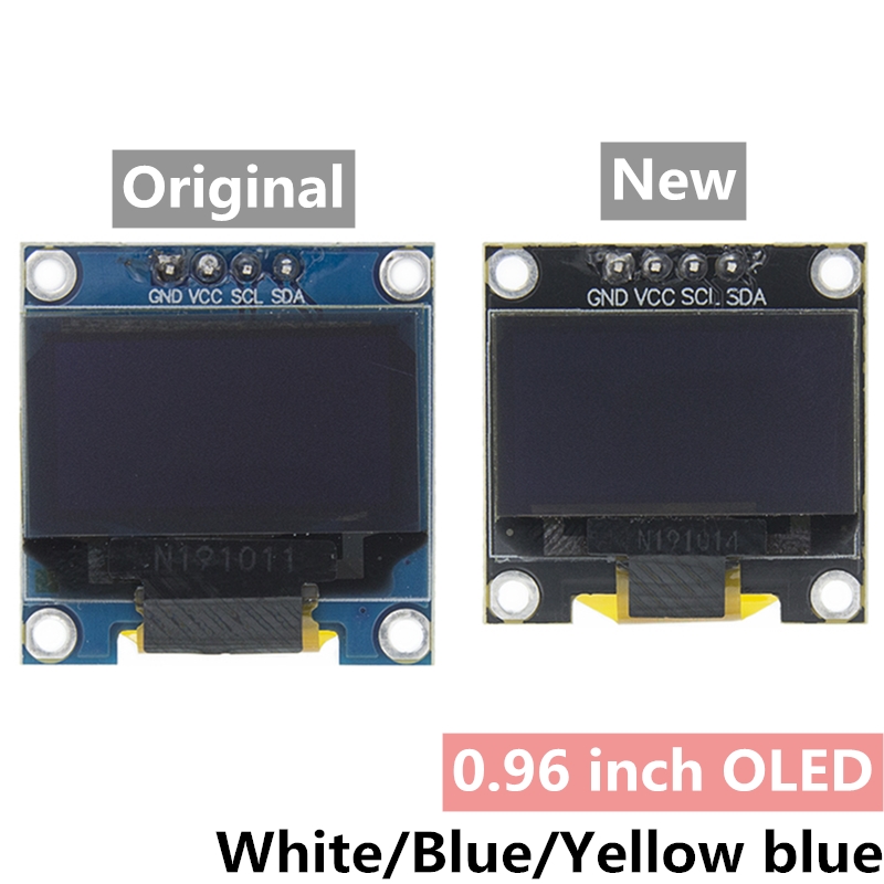 Oled Display 0.96 - 0.96 인치 IIC 직렬 4핀 흰색/파란색/노란색