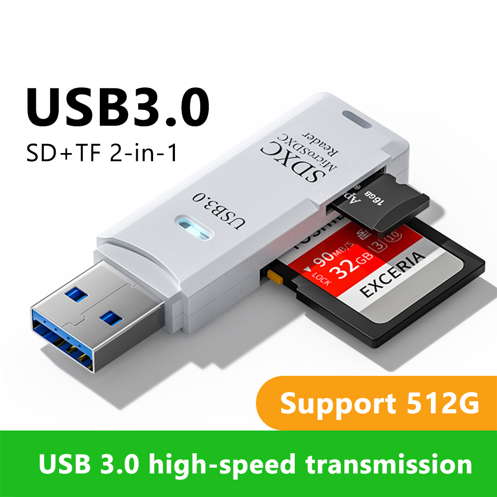 Sd Card Module - 2-in-1 TF/SD 카드 리더기, USB 3.0/2.0,