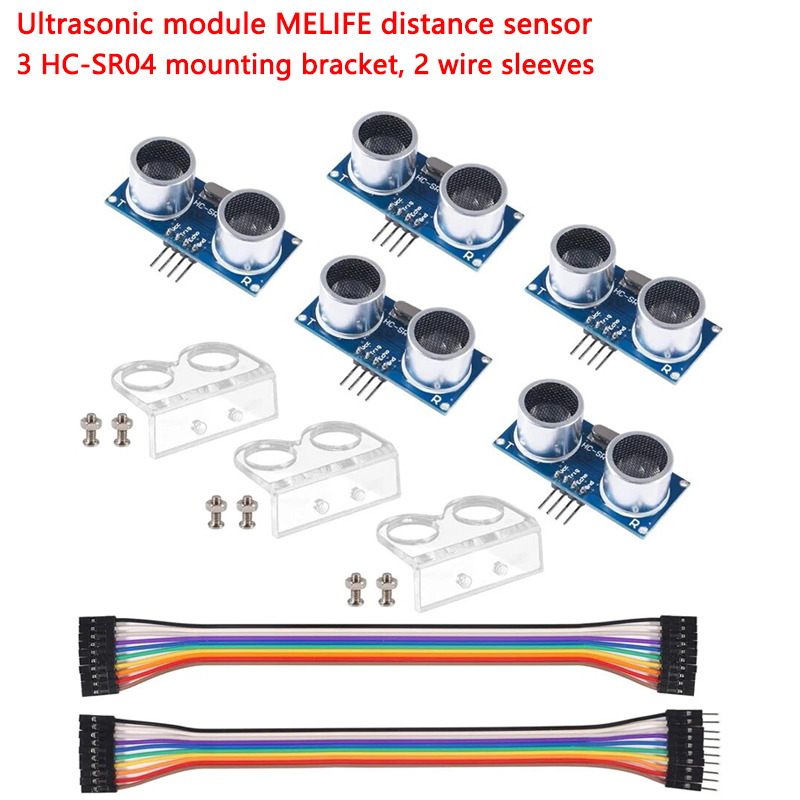 Ultrasonic Sensor Hc-Sr04 - 5개의 초음파 모듈, MELIFE 거리 센서,