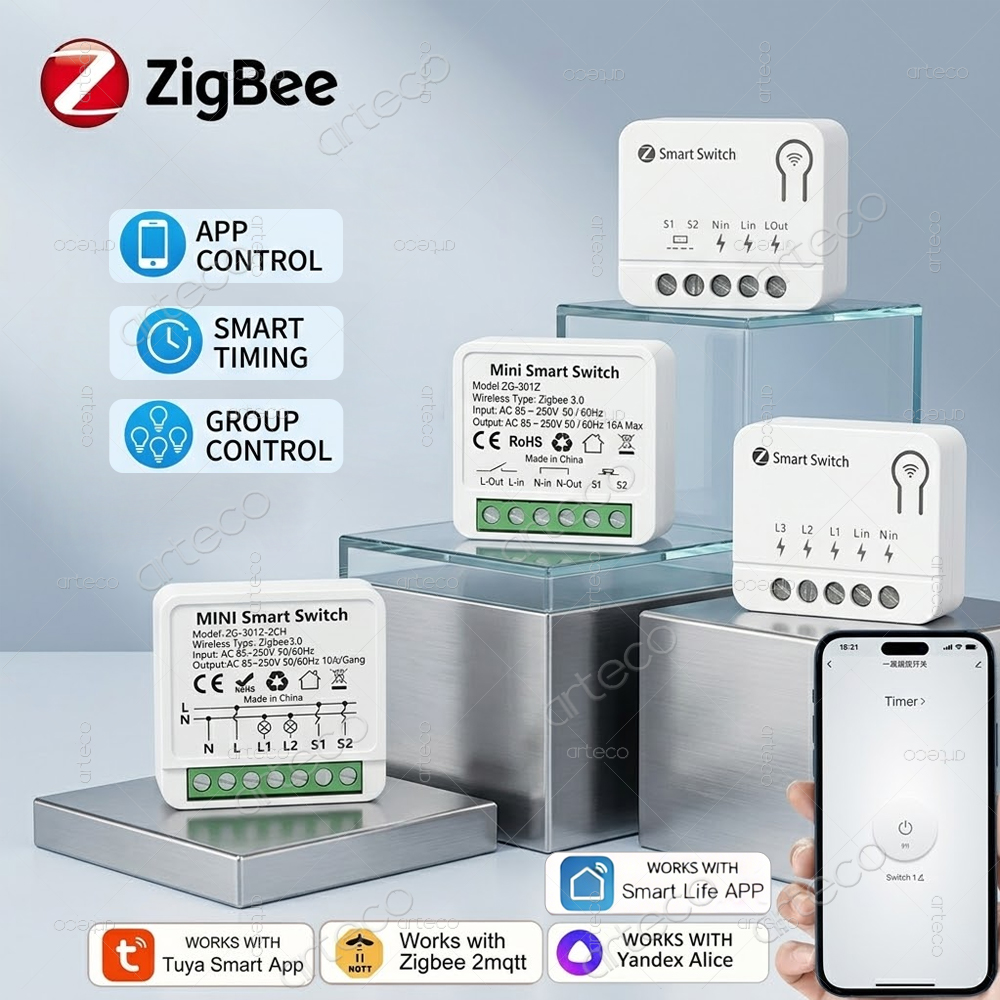 Relay Module 1 Channel - Tuya Zigbee 미니 DIY 스마트 스위치