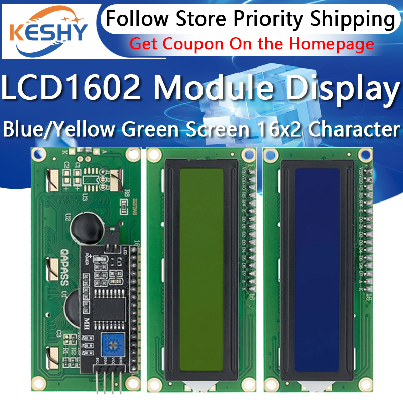 LCD1602 1602 LCD 모듈 파란색/노란색 녹색 - Lcd 1602 리뷰 및 가격