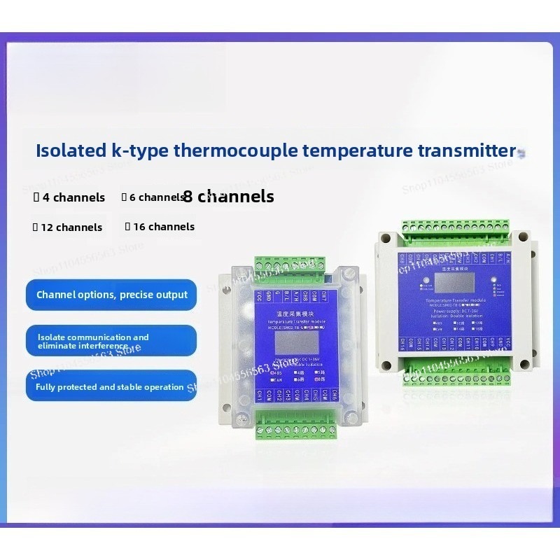 다채널 PT100 및 K형 열전대 온도 수집 송신기,  - Thermocouple Module K Type 리뷰 및 가격