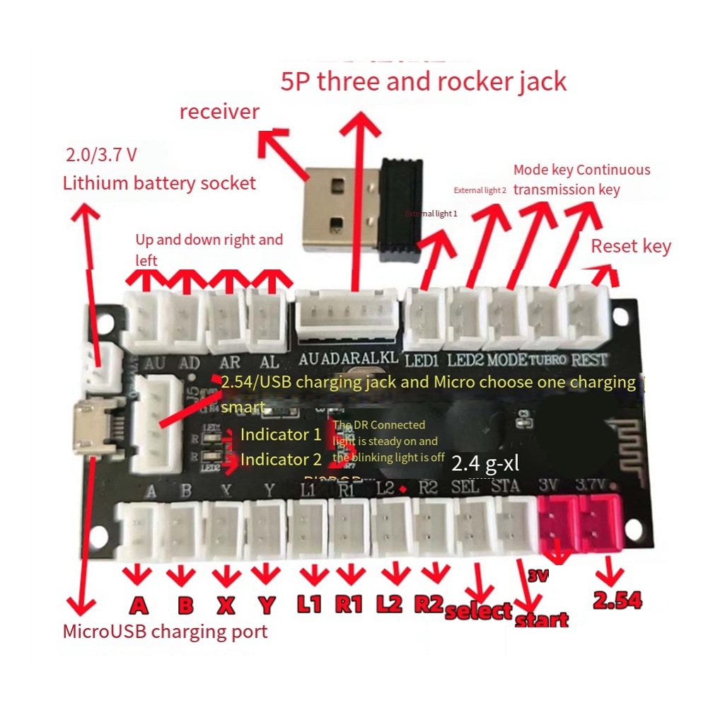 L77A 2.4G 무선 제로 딜레이 조이스틱 인코더 게 - Joystick Module 리뷰 및 가격