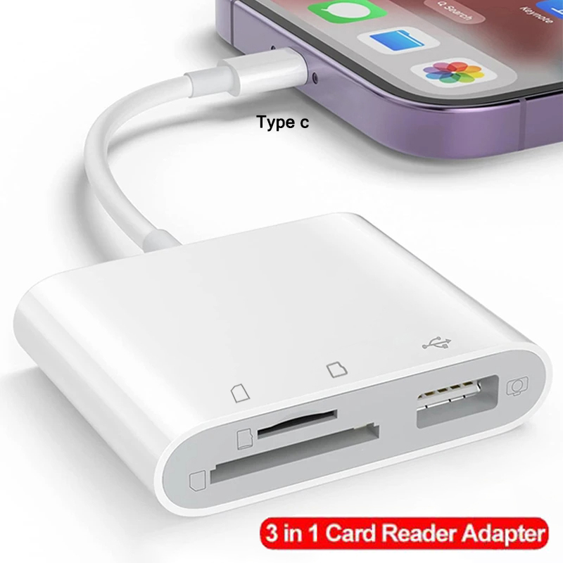 휴대폰용 USB-C SD 카드 리더기, 3-in-1 S - Sd Card Module 리뷰 및 가격