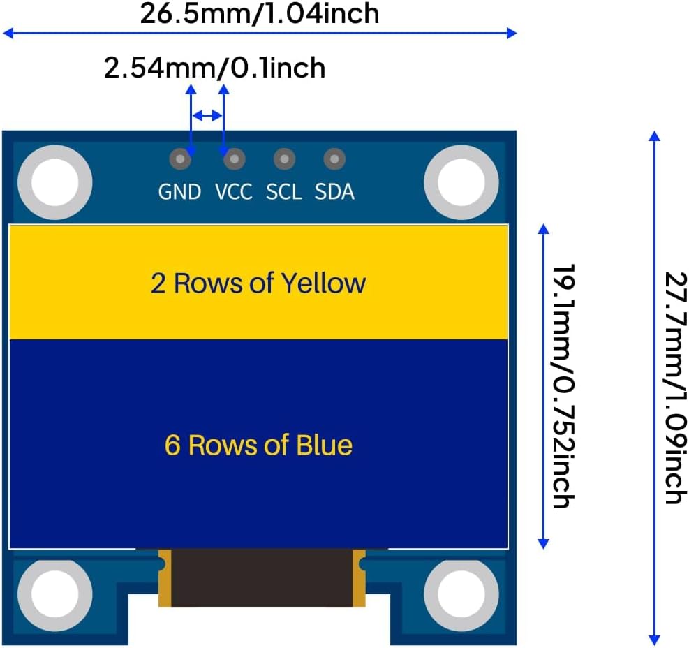 3PCS 0.96 인치 OLED 디스플레이 스크린 모듈 - Oled Display 0.96 리뷰 및 가격