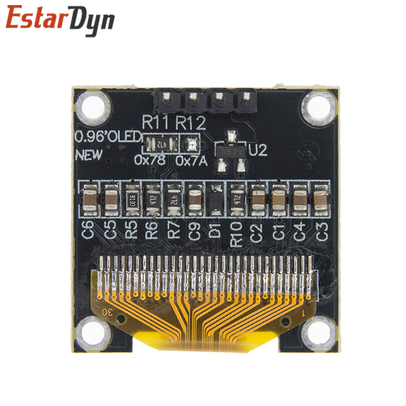 0.96 인치 IIC SPI 직렬 7/4Pin 흰색/파 - Oled Display 0.96 리뷰 및 가격