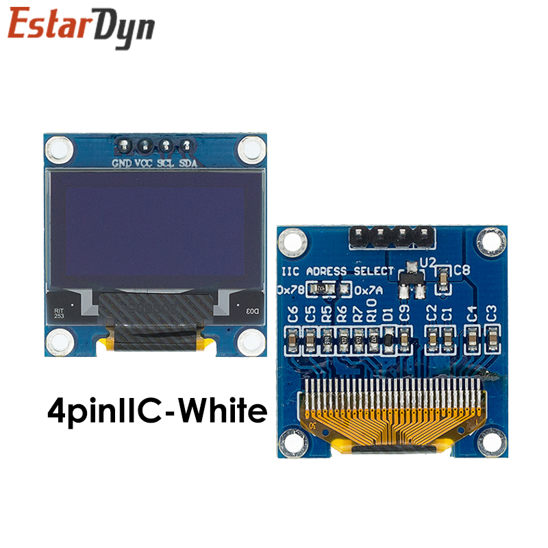 0.96 인치 IIC SPI 직렬 7/4Pin 흰색/파 - Oled Display 0.96 리뷰 및 가격