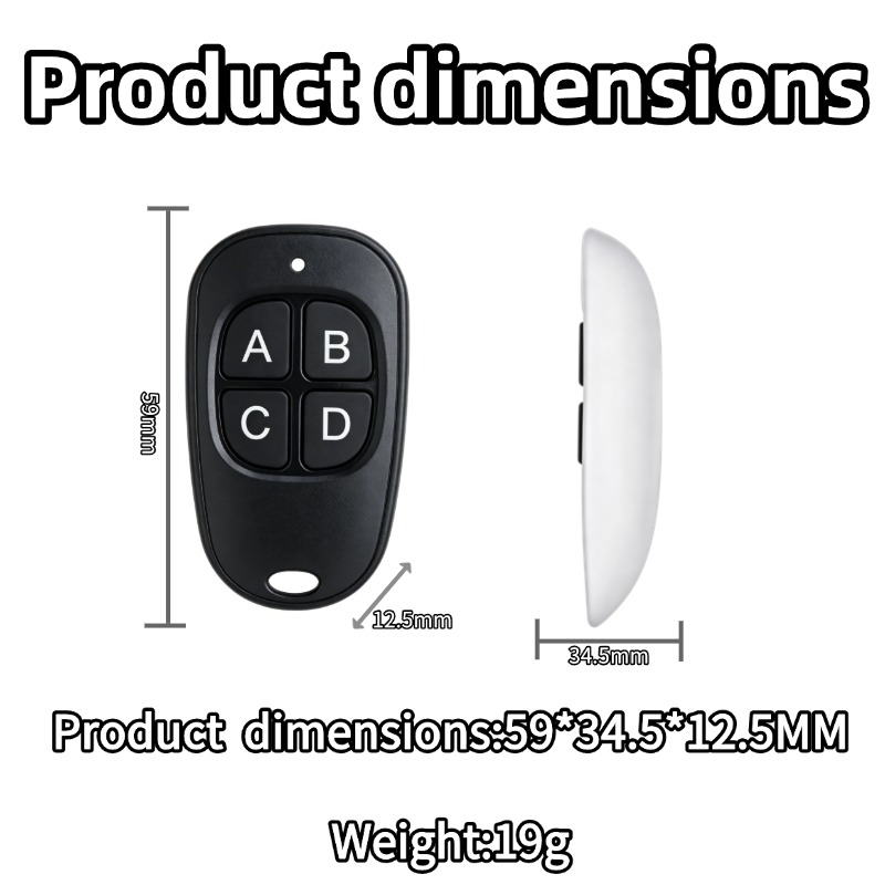 433MHz 범용 무선 리모컨 DC 12V 4채널 릴레 - Ir Remote Module 리뷰 및 가격