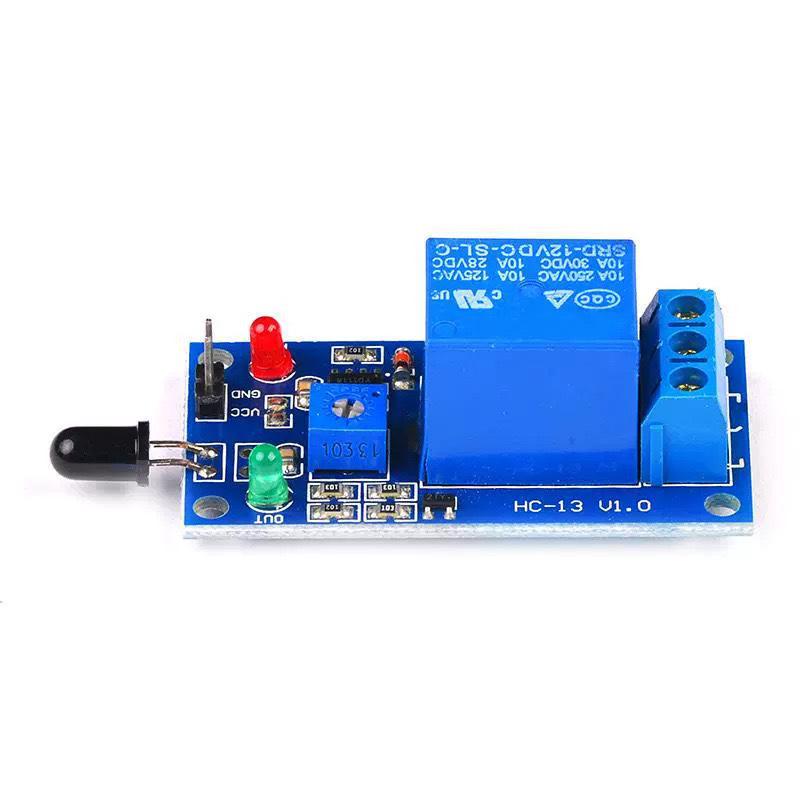 새로운 적외선 1채널 5V/12V 화염 감지 센서 모듈 - Relay Module 1 Channel 리뷰 및 가격
