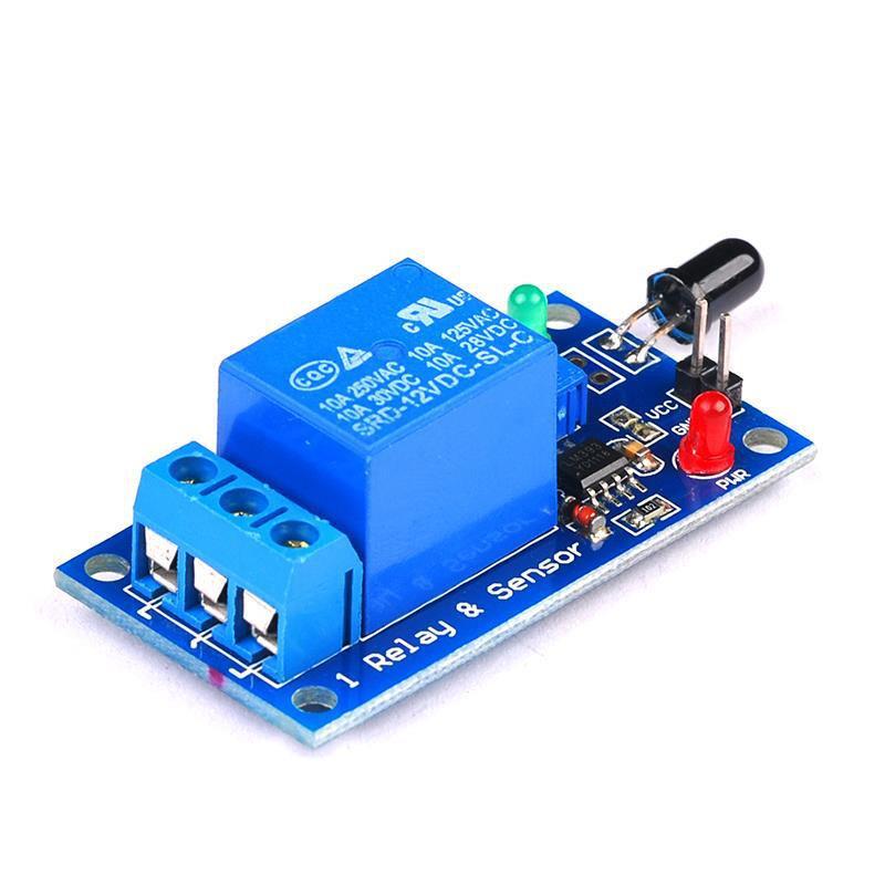 새로운 적외선 1채널 5V/12V 화염 감지 센서 모듈 - Relay Module 1 Channel 리뷰 및 가격