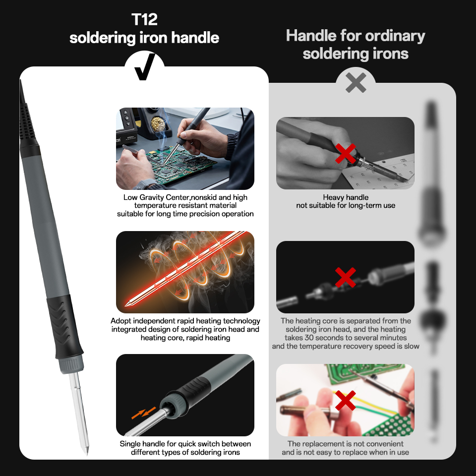 T12 납땜 스테이션 BK969D+ 바콘 납땜 인두 1 - Soldering Iron Temperature Probe 리뷰 및 가격