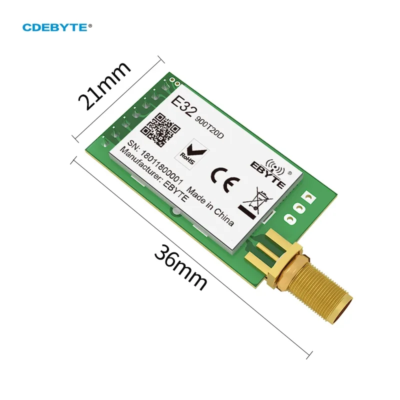 Ebyte E32-900T20D 무선 트랜시버 모듈,  - Lora Sx1278 리뷰 및 가격