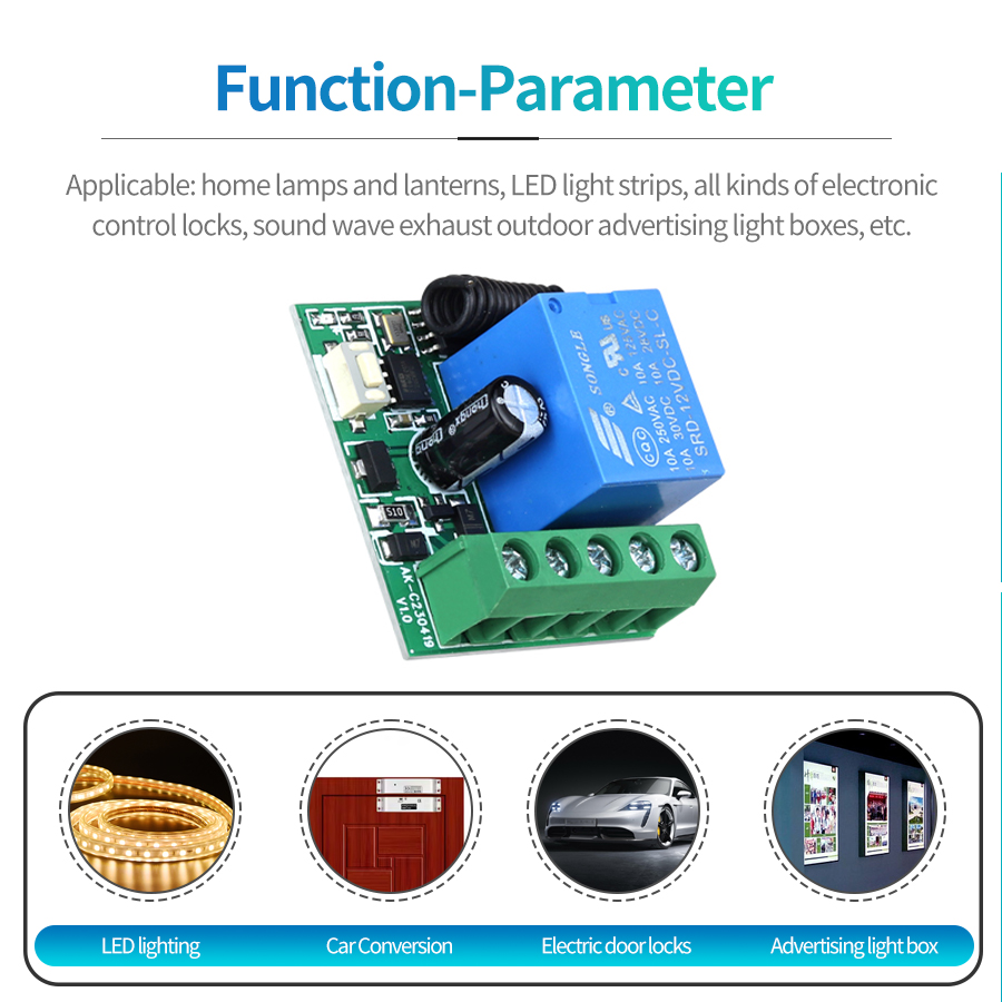 433MHz DIY 무선 스위치 DC12V 스위치 미니 - Ir Remote Module 리뷰 및 가격