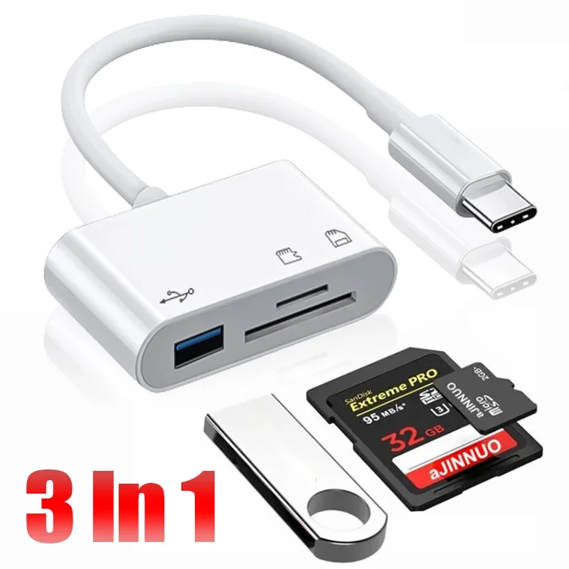 3-in-1 Type-C to USB-C OTG 어댑터 - Sd Card Module 리뷰 및 가격