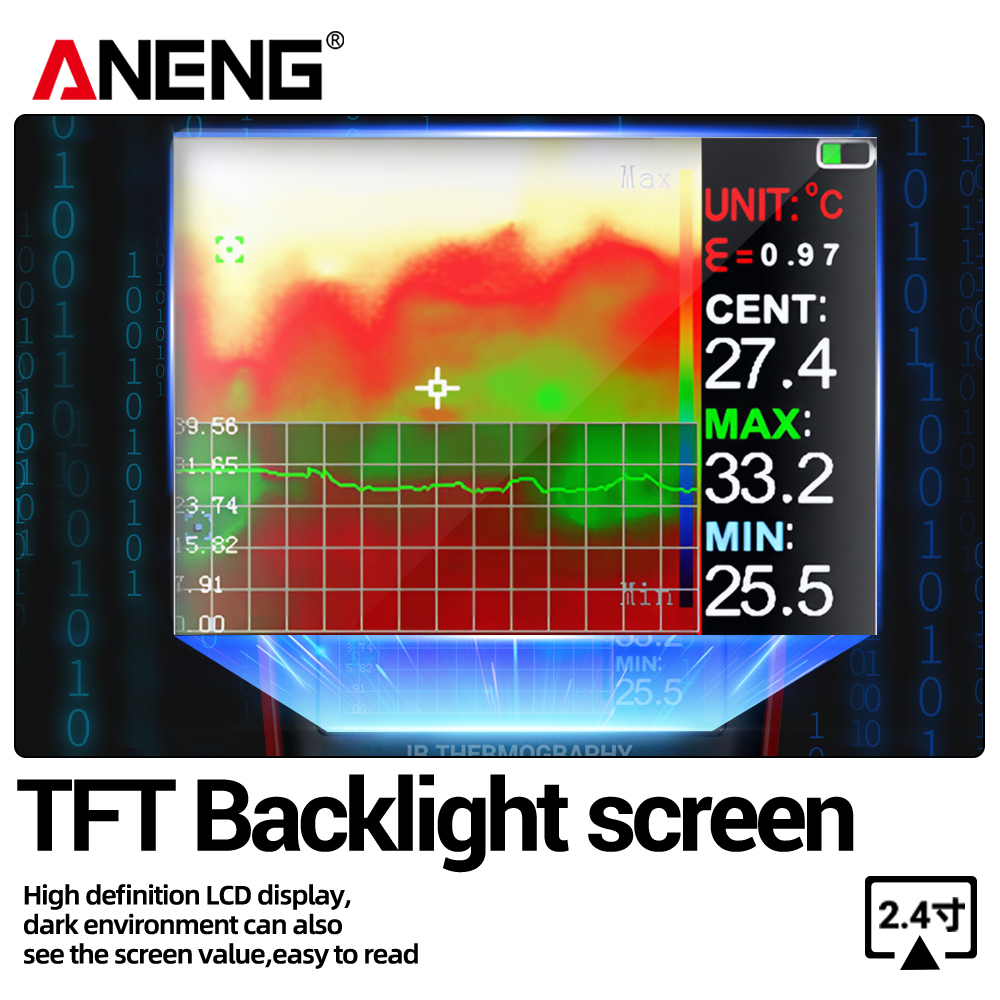 ANENG 열화상 멀티미터 240×240 IR 해상도  - Tft Display 2.4 리뷰 및 가격