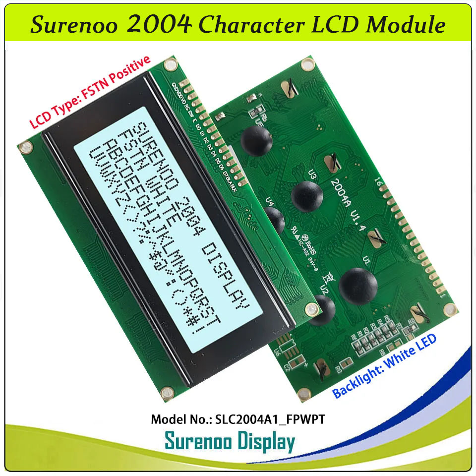 Surenoo 2004 문자 LCD 모듈 디스플레이 스 - Lcd 1602 리뷰 및 가격